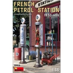 Klijuojamas Modelis MiniArt 35616 French Petrol Station 1930-40S 1/35 цена и информация | Склеиваемые модели | pigu.lt