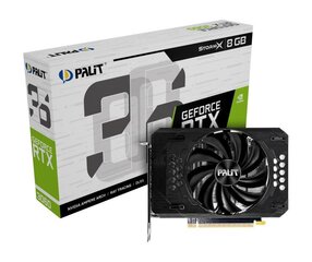 Palit RTX 3060 StormX 8 Гб цена и информация | Видеокарты (GPU) | pigu.lt