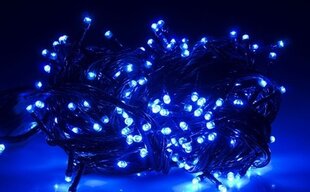 Kalėdinė lauko/vidaus girlianda su 500 LED šviesos diodų lempučių, apie 30m, mėlynos spalvos kaina ir informacija | Girliandos | pigu.lt