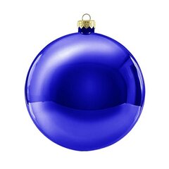 Kalėdinių dekoracijų rinkinys 12 vnt, ∅3,5 cm, mėlynas blizgus (P09) 9252 kaina ir informacija | Eglutės žaisliukai, viršūnės | pigu.lt