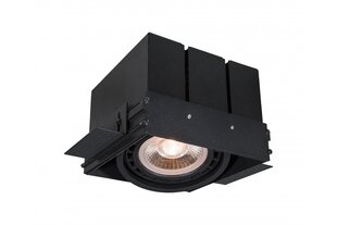 Įmontuojamas šviestuvas Milo, 14cm×14.6cm×10.5cm, juodas 4731 kaina ir informacija | Įmontuojami šviestuvai, LED panelės | pigu.lt