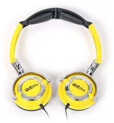 Omega Freestyle headset FH0022, yellow kaina ir informacija | Ausinės | pigu.lt