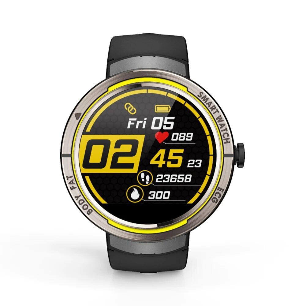 Kumi KU5 Black цена и информация | Išmanieji laikrodžiai (smartwatch) | pigu.lt