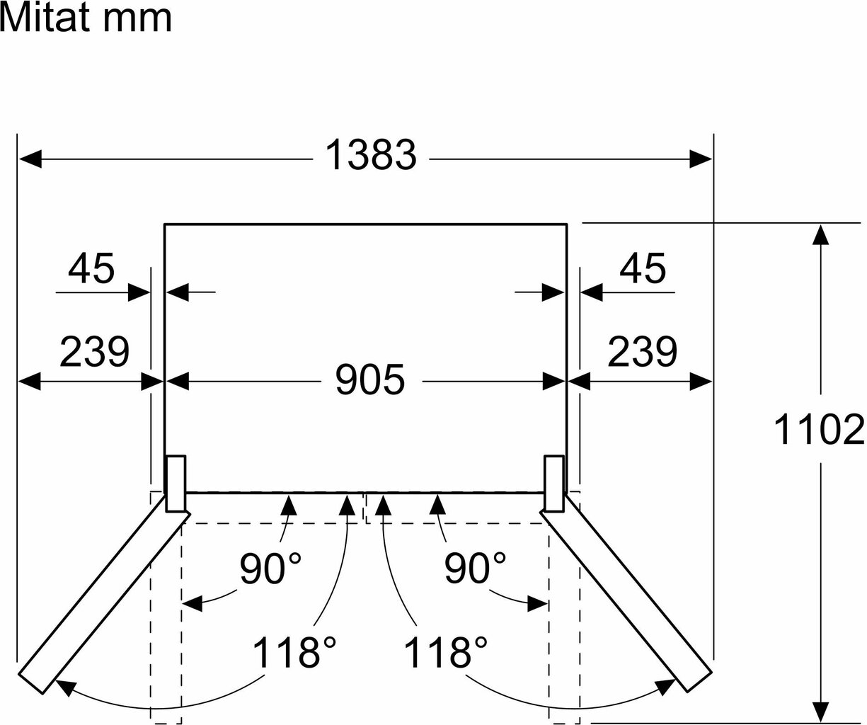 Siemens KF96NAXEA iQ500 цена и информация | Šaldytuvai | pigu.lt