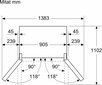 Siemens KF96NAXEA iQ500 цена и информация | Šaldytuvai | pigu.lt