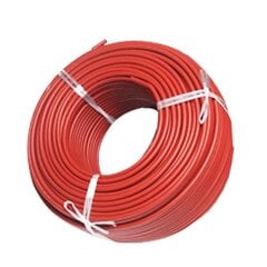 PV kabelis 4mm raudonas, 100m kaina ir informacija | Kabeliai ir laidai | pigu.lt