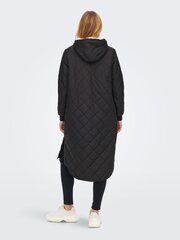 ONLY женское пальто 80g 15253323*01, черный 5715310945402 цена и информация | Женские куртки | pigu.lt
