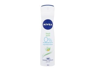 Purškiamas dezodorantas Nivea Fresh and Pure moterims, 150 ml kaina ir informacija | Parfumuota kosmetika moterims | pigu.lt