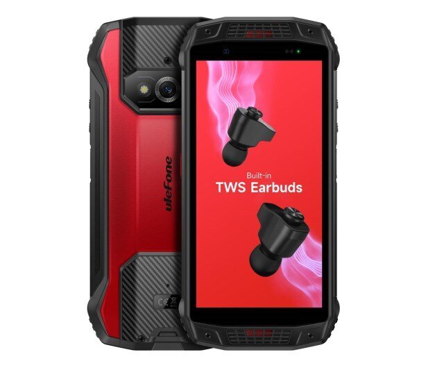 Ulefone Armor 15, Dual SIM, 6/128GB, Red kaina ir informacija | Mobilieji telefonai | pigu.lt