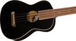 Tenorinė ukulelė Fender AVALON TENOR UKE, juoda kaina ir informacija | Gitaros | pigu.lt