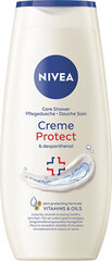 Raminamoji dušo želė Nivea Creme Protect, 250 ml kaina ir informacija | Dušo želė, aliejai | pigu.lt