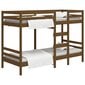 Dviaukštė lova, medaus ruda, 90x200cm, pušies medienos masyvas цена и информация | Lovos | pigu.lt