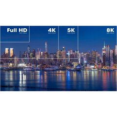 Manhattan, HDMI 2.1 su Ethernet 8K*60Hz, 2m, 48Gbps, ekranuotas kaina ir informacija | Kabeliai ir laidai | pigu.lt
