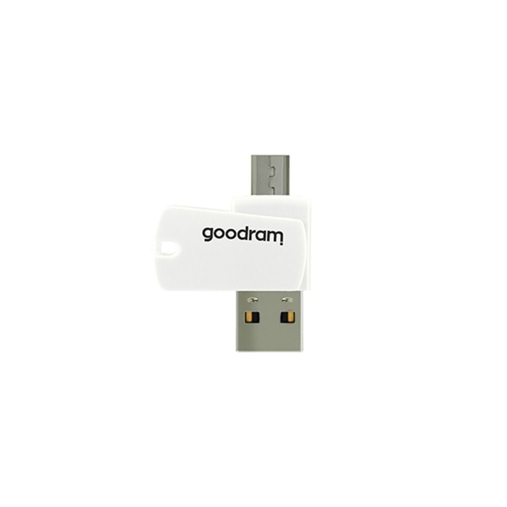 Goodram M1A4 USB + microSD 64GB (+ SD adapteris) kaina ir informacija | Atminties kortelės fotoaparatams, kameroms | pigu.lt