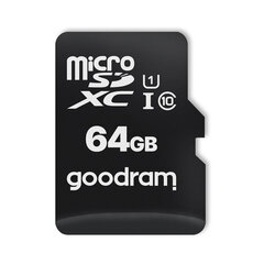 Goodram M1A4 — USB/micro, USB + карта памяти microSD 64GB цена и информация | Карты памяти для фотоаппаратов, камер | pigu.lt