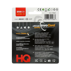 Imro microSD 256GB (+ SD adapteris) kaina ir informacija | Atminties kortelės fotoaparatams, kameroms | pigu.lt