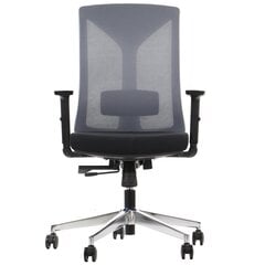 Офисное кресло A2A Hager, черно-серое, хромированное основание цена и информация | Офисные кресла | pigu.lt
