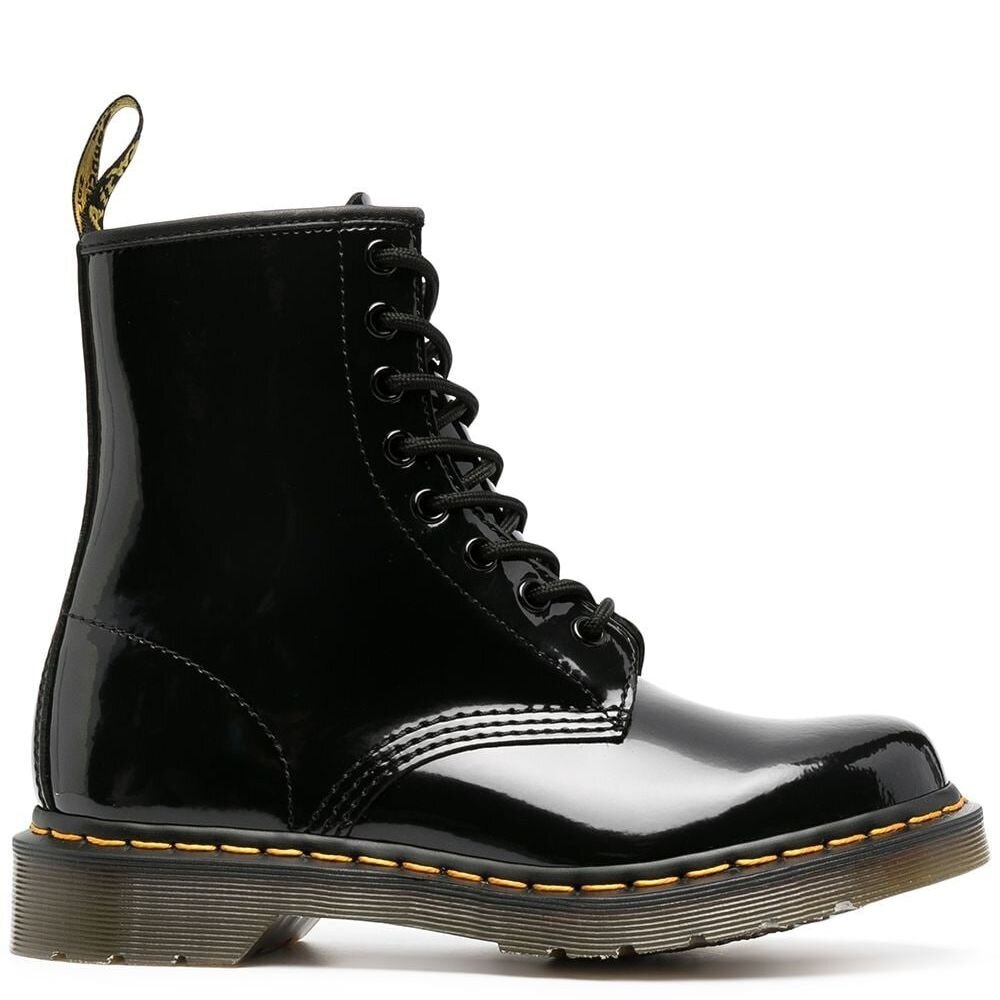 Aulinukai moterims Dr. Martens, juodi цена и информация | Aulinukai, ilgaauliai batai moterims | pigu.lt