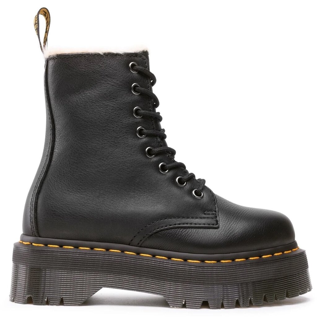 Auliniai batai moterims Dr. Martens, juodi цена и информация | Aulinukai, ilgaauliai batai moterims | pigu.lt