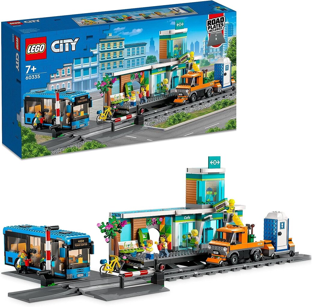 Железнодорожный вокзал Lego City 60335 цена | pigu.lt