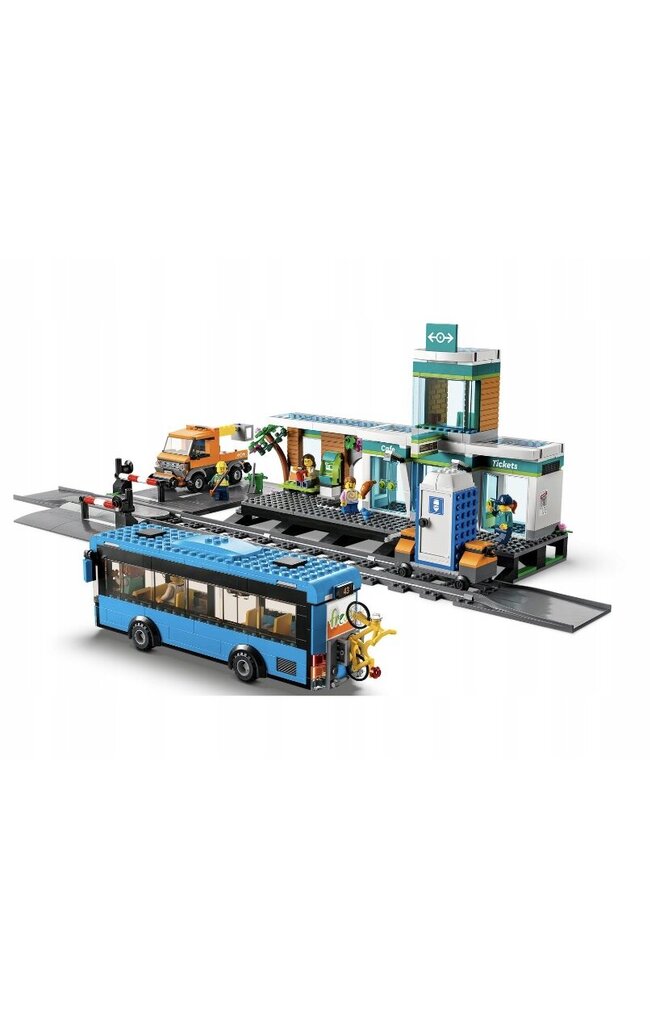 60335 Lego City Traukinių stotis цена и информация | Konstruktoriai ir kaladėlės | pigu.lt