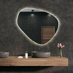 Veidrodis su LED apšvietimu Stone BIG (97x77cm) цена и информация | Зеркала | pigu.lt