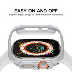 Чехол для Apple Watch Ultra, 49мм — Серебряный цена и информация | Аксессуары для смарт-часов и браслетов | pigu.lt