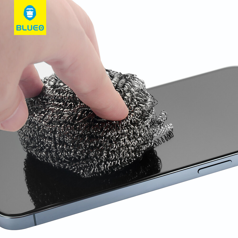 Apsauginis stiklas 5D Mr. Monkey skirtas iPhone 14 Pro kaina ir informacija | Apsauginės plėvelės telefonams | pigu.lt