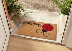 Коврик под дверь Hanse Home Lady Beetle 45x75 см цена и информация | Придверные коврики | pigu.lt