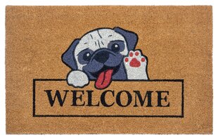 Hanse Home durų kilimėlis Welcome & Dog 45x75 cm kaina ir informacija | Durų kilimėliai | pigu.lt