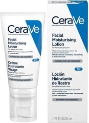 Naktinis drėkinamasis kremas CeraVe Facial Moisturising Lotion, 52 ml цена и информация | Кремы для лица | pigu.lt