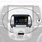 HYUNDAI SANTA FE 2005-12 Android multimedia plančetės tipo 9 colių automagnetola USB/WiFi/GPS/Bluetooth kaina ir informacija | Automagnetolos, multimedija | pigu.lt