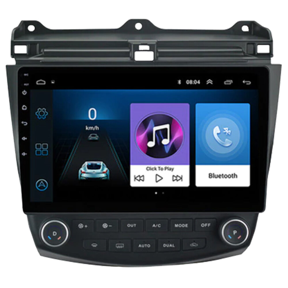 HONDA ACCORD 2003-07 Android multimedia plančetė 10 colių automagnetola USB/WiFi/GPS/Bluetooth цена и информация | Automagnetolos, multimedija | pigu.lt