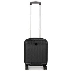 Маленький дорожный чемодан Airtex 630/16, черный цена и информация | Чемоданы, дорожные сумки | pigu.lt