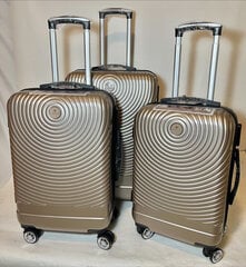 Vidutinis lagaminas Airtex 652/24, M, rudas kaina ir informacija | Lagaminai, kelioniniai krepšiai | pigu.lt