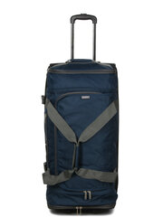 Kelioninis krepšys su ratukais Airtex, 79L Tamsiai Mėlynas цена и информация | Чемоданы, дорожные сумки | pigu.lt