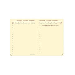 Įdėklas kalendoriui Miniday 2023, 7X10 cm, dieninis, dramblio kaulo spalvos цена и информация | Календари, ежедневники | pigu.lt