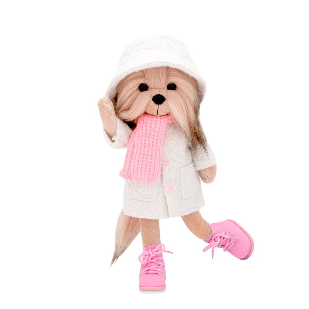 Šuniukas Lucky YoYo: madingas žieminis su rėmeliu 37 cm LD2/090 kaina ir informacija | Minkšti (pliušiniai) žaislai | pigu.lt