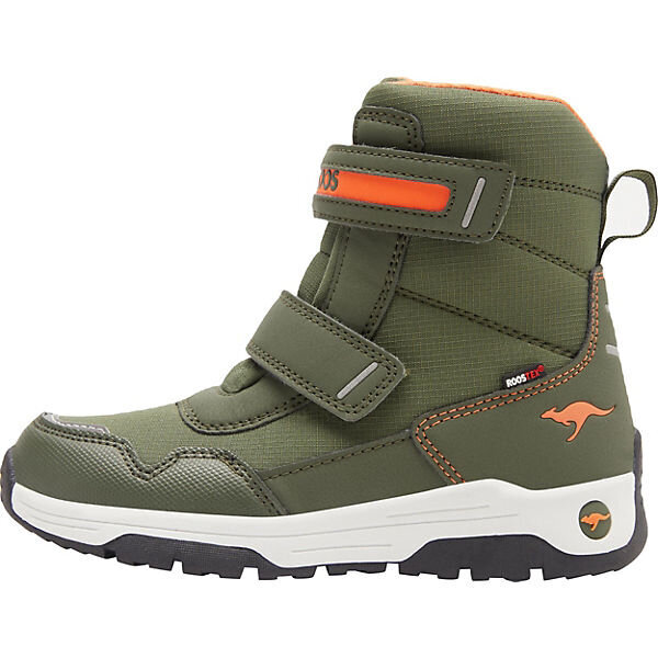 Žieminiai batai K-MJ Sharp V RTX žali, oranžinai kaina ir informacija | Aulinukai vaikams | pigu.lt