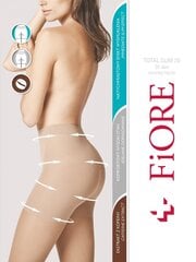 Pėdkelnės moterims Fiore Total Slim 20 DEN, juodos spalvos kaina ir informacija | Pėdkelnės | pigu.lt