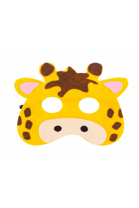 Velvetinė kaukė Žirafa kaina ir informacija | Karnavaliniai kostiumai | pigu.lt