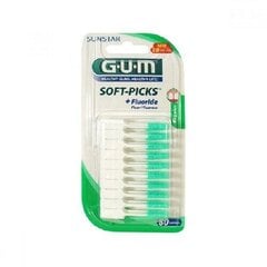 Guminiai tarpdančių šepetėliai GUM SoftPicks Regular 80 vnt kaina ir informacija | Dantų šepetėliai, pastos | pigu.lt