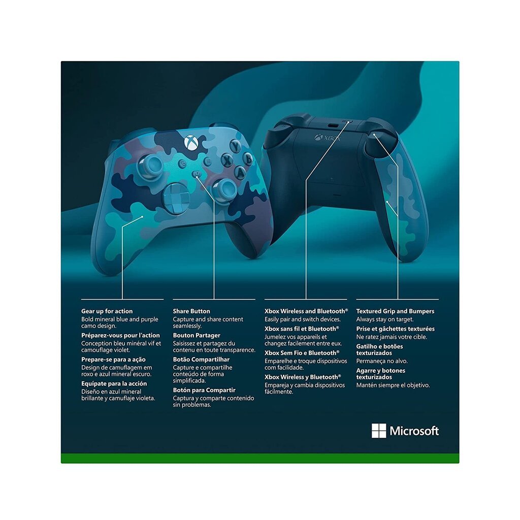 Wireless Controller Mineral Camo Special Edition цена и информация | Žaidimų pultai  | pigu.lt