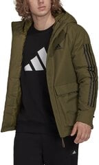 Куртка Adidas Hooded Jacket Green GT1691 GT1691/XL цена и информация | Мужские куртки | pigu.lt