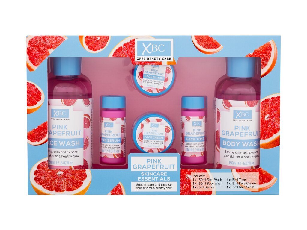 Kūno ir veido priežiūros rinkinys Xpel Pink Grapefruit moterims, 6 vnt. цена и информация | Dušo želė, aliejai | pigu.lt
