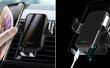 Feegar QH300 Automobilinis telefono laikiklis su belaidžio krovimo funkcija 15W 4w1 Universal for Car Dashboard and Vent 4-7'' kaina ir informacija | Telefono laikikliai | pigu.lt