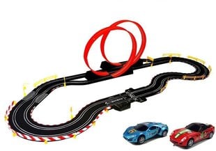 Lenktynių trasa su automobiliais Lean Toys Top Turbo цена и информация | Игрушки для мальчиков | pigu.lt