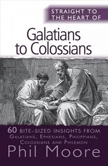 Straight to the Heart of Galatians to Colossians: 60 bite-sized insights New edition kaina ir informacija | Dvasinės knygos | pigu.lt