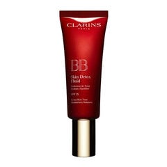 Daugiafunkcis kremas Clarins BB Skin Detox Fluid SPF 25, 02 Medium, 45 ml. kaina ir informacija | Veido kremai | pigu.lt