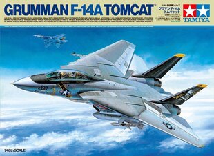 Plastikinis surenkamas modelis Tamiya Grumman F-14A Tomcat, 1/48, 61114 kaina ir informacija | Konstruktoriai ir kaladėlės | pigu.lt